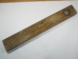Antique old wooden spirit level building tool work tool