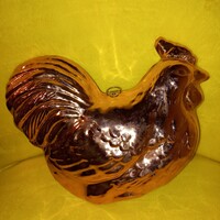 "Tyúkanyó " réz kuglóf forma, falidísz, cukrász kellék.