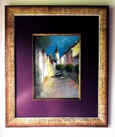 Pósa Ede: Vihar közeleg című pasztell (33x40cm)