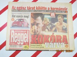 Retro régi újság - Vasárnap Reggel vasárnapi napilap - 1999. május 9. - Születésnapra ajándék.