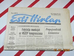 Retro régi újság - Esti Hírlap politikai napilap - 1986. április 18. - Születésnapra ajándék.