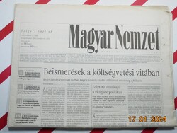 Retro régi újság - Magyar Nemzet - 2006. november 20. - Születésnapra ajándék.