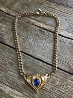 Régi Louis Feraud BIjoux aranyozott nyaklánc 1970-ből