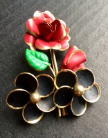 Vintage bross,fülklipsszel