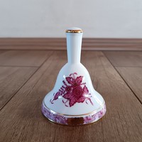 Herendi porcelán Apponyi mintás csengő dobozában