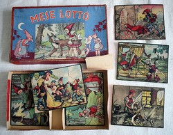 Mese Lottó , Piatnik Budapest , régi társas játék