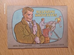 Helyszíni közvetítés Budapesti Közlekedési Igazgatóság kiadványa 1950-es 60-as évekből