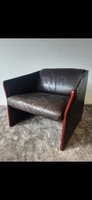 Vintage mid-century modern leather armchair Walter Knoll