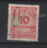 Tévnyomatok, érdekességek  1289 (Reich) Mi 318 A P HT     8,00 Euró