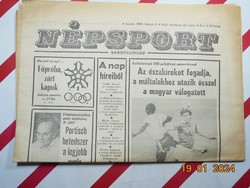 Régi retro újság - Népsport - sportnapilap - 1988. február 3. - Születésnapra ajándék.
