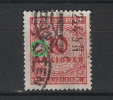 Tévnyomatok, érdekességek  1287 (Reich) Mi 318 A P HT     8,00 Euró