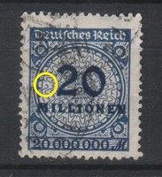Tévnyomatok, érdekességek  1290 (Reich) Mi 319 A P HT     8,00 Euró