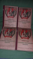 1914.Benedek Elek :A magyar történelem nagyjai I - IV könyv EGYBEN a képek szerint ATHENEUM