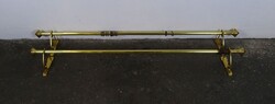 1S954 Szecessziós réz függönytartó karnis pár ~150 cm