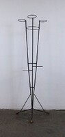 1S953 Régi kovácsoltvas virágtartó állvány 125 cm