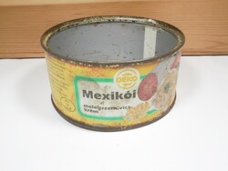 Retro DEKO Mexikói melegszendvics krém konzerv doboz konzervdoboz - 1990-es évek