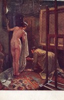 Képeslap: Nö,  Nők.