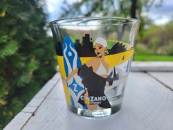 Limitált kiadású, ritka Cinzano pohár_Sidney_gyűjtőknek