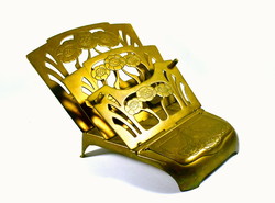 1910 körül JUGENDSTIL - SZECESSZIÓS ANTIK LEVÉLTARTÓS TINTATARTÓ