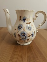 Zsolnay porcelán búzavirág mintás nagy teás kiöntő