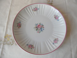 Hollóházi porcelán süteményes tál, kínáló
