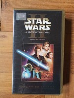 Star Wars II. rész (A klónok támadása) szinkronos VHS videokazettán gyűjtőnek eladó