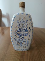 Hollóházi porcelán pálinkás butelia, ital tartó, kiöntő