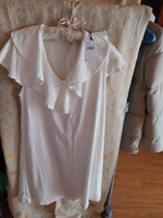 Új, cimkés, madeira , elegáns fehér ruha  L-XL