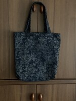 Textil bevásárló szatyor, belső zsebbel.