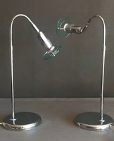 Vintage Orion asztali króm design lámpa ALKUDHATÓ párban