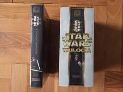 4 Star Wars rész egyben (2. rész+a trilógia) (II,IV, V, VI) VHS videokazettán gyűjtőnek eladó