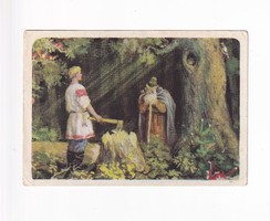 M:10 Szovjet művészi képeslap "posta tiszta (mondák-regék-mesék)