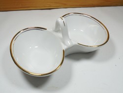 Retro régi jelzett - MZ Czechoslovakia 17 - porcelán asztal közép fűszertartó