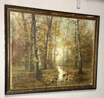 Mesterházy Dénes : Őszi erdő