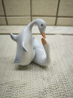 Hollóházi porcelán kacsapár , figurális szobor eladó!