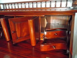 17th Century American Style Mahogany Secretary Desk