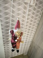 Retro hintázó, függeszthető bohóc baba figura eladó!