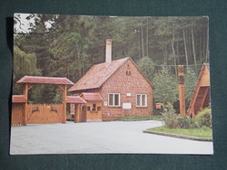 Képeslap,Veszprém,ZOO állatkert bejárat látkép,részlet, 1982-