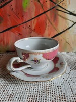KAHLA német porcelán teáscsésze aljával, hibátlan, újnak mondható