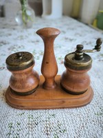 Fa, fűszertartó, borszóró, asztalközép kínáló eladó!