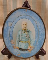 Antik miniatűr kép, Ferenc József portré (M5180)