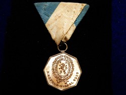 "NAGYKUN VIADAL" 1937 kitüntetés, szép állapotban, korabeli szalaggal