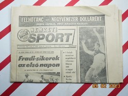 Retro régi újság - Nemzeti Sport - 1991. június 6. - Születésnapra ajándék.