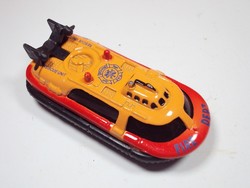 Retro régi játék hajó trafikáru - Fire Dept. Rescue Unit tűzoltóhajó - kb. 1970-80-as évek