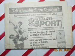 Retro régi újság - Nemzeti Sport - 1991. június 4. - Születésnapra ajándék.