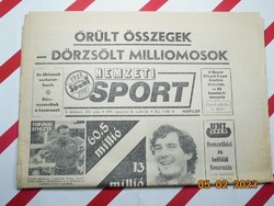 Retro régi újság - Nemzeti Sport - 1991. augusztus 8. - Születésnapra ajándék.