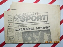 Retro régi újság - Nemzeti Sport - 1991. augusztus 29. - Születésnapra ajándék.