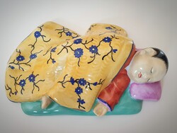 Herendi fekvő Kínai figura 18cm