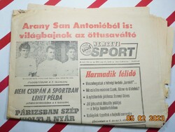 Retro régi újság - Nemzeti Sport - 1991. augusztus 27. - Születésnapra ajándék.