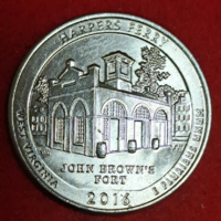 2016.  Harpers Ferry emlék USA negyed dollár (422)